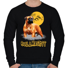 PRINTFASHION bullmastiff - Férfi pulóver - Fekete férfi pulóver, kardigán