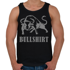PRINTFASHION Bullshirt - Férfi atléta - Fekete atléta, trikó