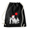 PRINTFASHION Bullterrier karácsony - Sportzsák, Tornazsák - Fekete