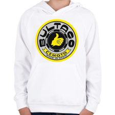 PRINTFASHION Bultaco - Gyerek kapucnis pulóver - Fehér gyerek pulóver, kardigán