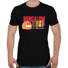 PRINTFASHION Bungalow - Férfi póló - Fekete