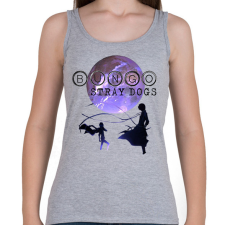 PRINTFASHION BUNGO Stray Dogs - Női atléta - Sport szürke női trikó