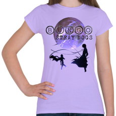 PRINTFASHION BUNGO Stray Dogs - Női póló - Viola