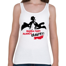 PRINTFASHION Bungo Stray Dogs Wanna fight against gravity? - Női atléta - Fehér női trikó