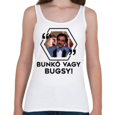 PRINTFASHION Bunkó vagy Bugsy! - Női atléta - Fehér