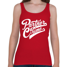 PRINTFASHION Bűntárs - Női atléta - Cseresznyepiros női trikó