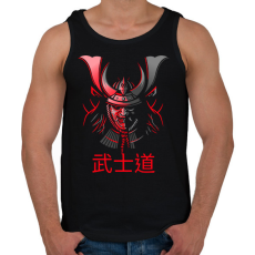 PRINTFASHION Bushido - Férfi atléta - Fekete