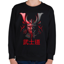 PRINTFASHION Bushido - Gyerek pulóver - Fekete gyerek pulóver, kardigán