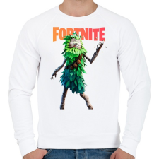 PRINTFASHION Bushranger Fortnite - Férfi pulóver - Fehér férfi pulóver, kardigán