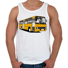 PRINTFASHION Busz - Férfi atléta - Fehér atléta, trikó