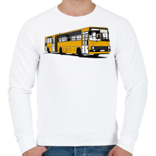 PRINTFASHION Busz - Férfi pulóver - Fehér férfi pulóver, kardigán