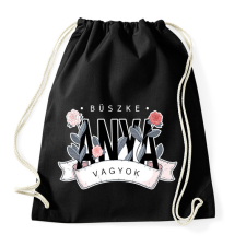 PRINTFASHION Büszke anya vagyok - Sportzsák, Tornazsák - Fekete tornazsák