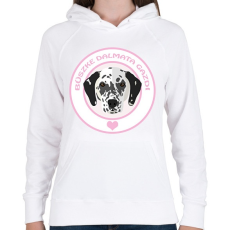 PRINTFASHION Büszke gazdi: Dalmata - Női kapucnis pulóver - Fehér