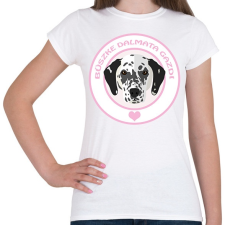 PRINTFASHION Büszke gazdi: Dalmata - Női póló - Fehér női póló