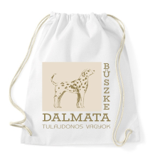 PRINTFASHION Büszke tulajdonos - Dalmata - Sportzsák, Tornazsák - Fehér tornazsák