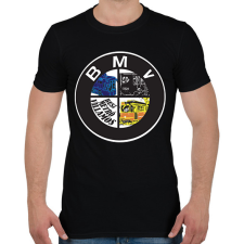 PRINTFASHION buszmetróvillamos - Férfi póló - Fekete férfi póló