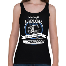 PRINTFASHION Buszsofőr - Női atléta - Fekete