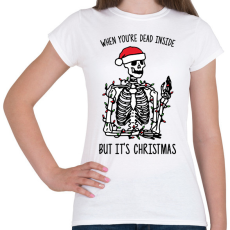 PRINTFASHION But it's Christmas - Női póló - Fehér