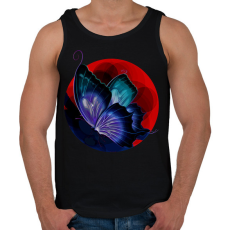 PRINTFASHION butterfly - Férfi atléta - Fekete