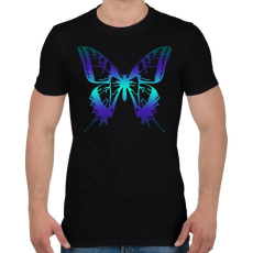 PRINTFASHION Butterfly - Férfi póló - Fekete