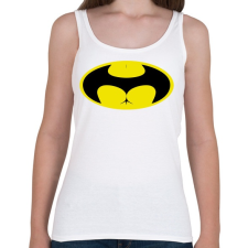 PRINTFASHION Buttman - Női atléta - Fehér női trikó