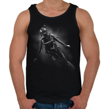 PRINTFASHION Búvár - Férfi atléta - Fekete atléta, trikó