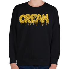 PRINTFASHION C.R.E.A.M. - Gyerek pulóver - Fekete