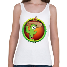 PRINTFASHION Cactus - Női atléta - Fehér