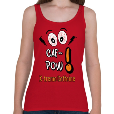 PRINTFASHION caf-pow - Női atléta - Cseresznyepiros