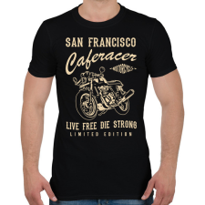 PRINTFASHION cafe racer - Férfi póló - Fekete férfi póló