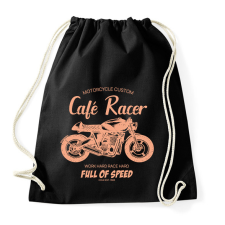 PRINTFASHION café racer - Sportzsák, Tornazsák - Fekete tornazsák