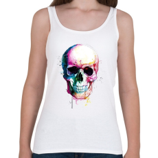 PRINTFASHION Calavera Koponya - Női atléta - Fehér