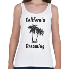 PRINTFASHION California Dreaming - Fekete - Női atléta - Fehér