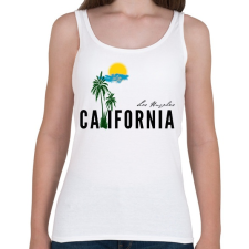 PRINTFASHION california - Női atléta - Fehér női trikó