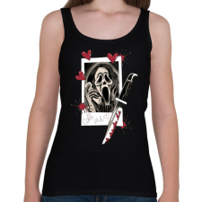 PRINTFASHION Call me - Sikoly - Női atléta - Fekete női trikó