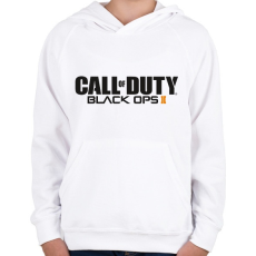 PRINTFASHION Call of Duty: Black Ops 2 - Gyerek kapucnis pulóver - Fehér