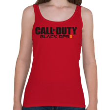 PRINTFASHION Call of Duty: Black Ops 2 - Női atléta - Cseresznyepiros női trikó