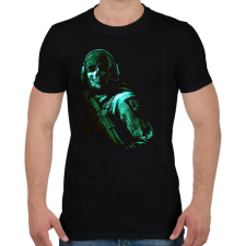 PRINTFASHION Call of duty- game ghost - Férfi póló - Fekete férfi póló