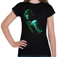 PRINTFASHION Call of duty- game ghost - Női póló - Fekete
