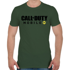 PRINTFASHION Call of Duty: Mobile - Férfi póló - Katonazöld férfi póló