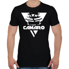 PRINTFASHION Camaro Triangle - Férfi póló - Fekete férfi póló