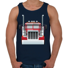 PRINTFASHION Camion - Férfi atléta - Sötétkék