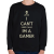PRINTFASHION Can't keep calm - Gyerek pulóver - Fekete