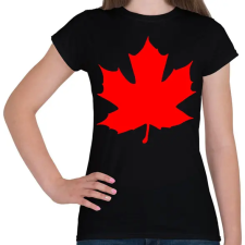 PRINTFASHION Canada - Női póló - Fekete női póló