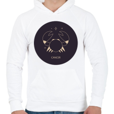 PRINTFASHION Cancer - Rák - Férfi kapucnis pulóver - Fehér női pulóver, kardigán