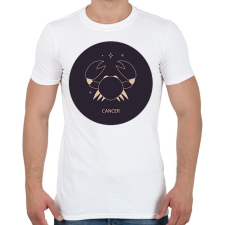 PRINTFASHION Cancer - Rák - Férfi póló - Fehér férfi póló