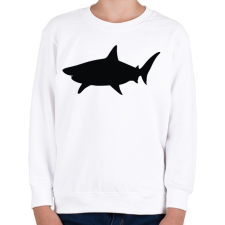 PRINTFASHION Cápa - Gyerek pulóver - Fehér gyerek pulóver, kardigán
