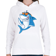 PRINTFASHION Cápa  - Női kapucnis pulóver - Fehér női pulóver, kardigán