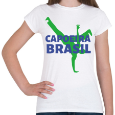 PRINTFASHION CAPOEIRA BRASIL - Női póló - Fehér női póló