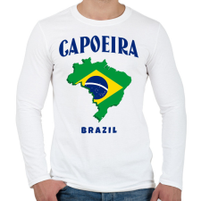 PRINTFASHION CAPOEIRA BRAZIL - Férfi hosszú ujjú póló - Fehér férfi póló